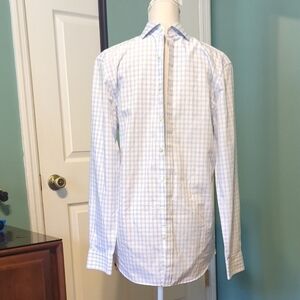Charles Tyrwhitt Blue and White Dress Shirt